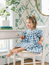 Daisy Gingham Smocked Dress