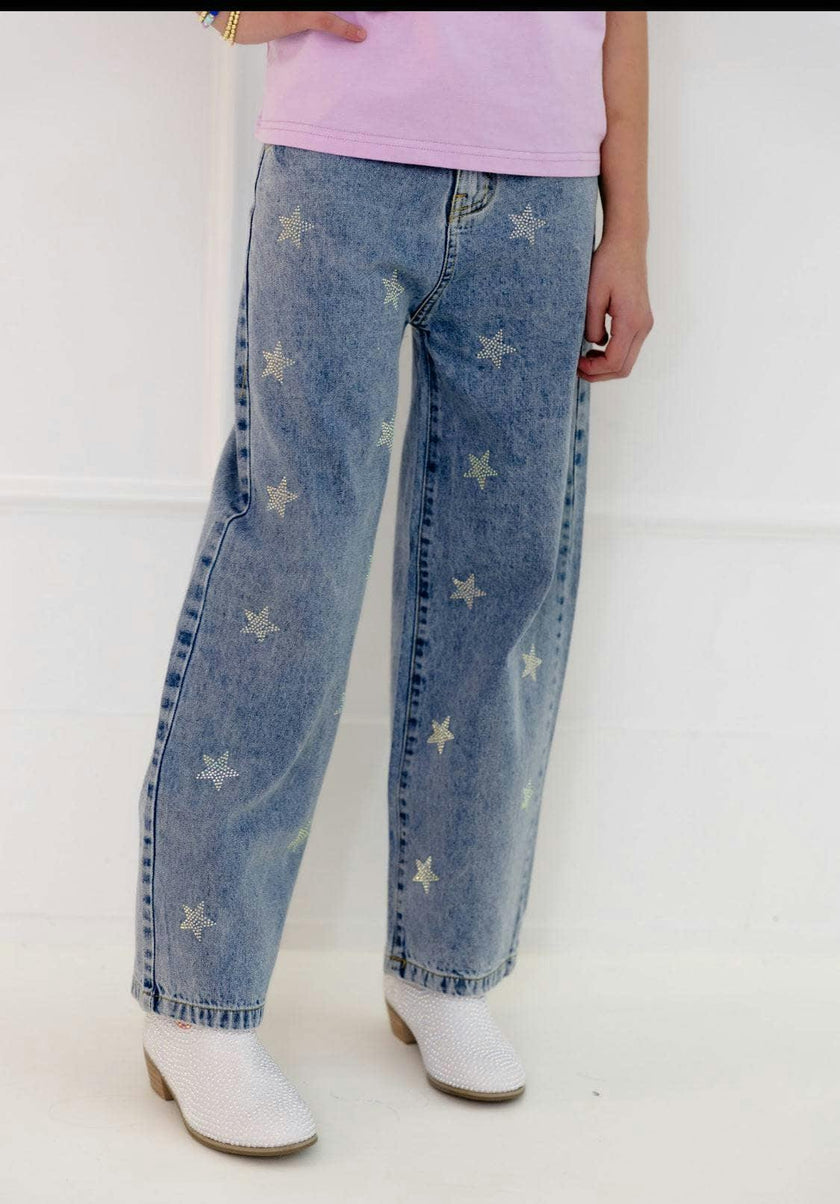 Crystal Stars Jeans