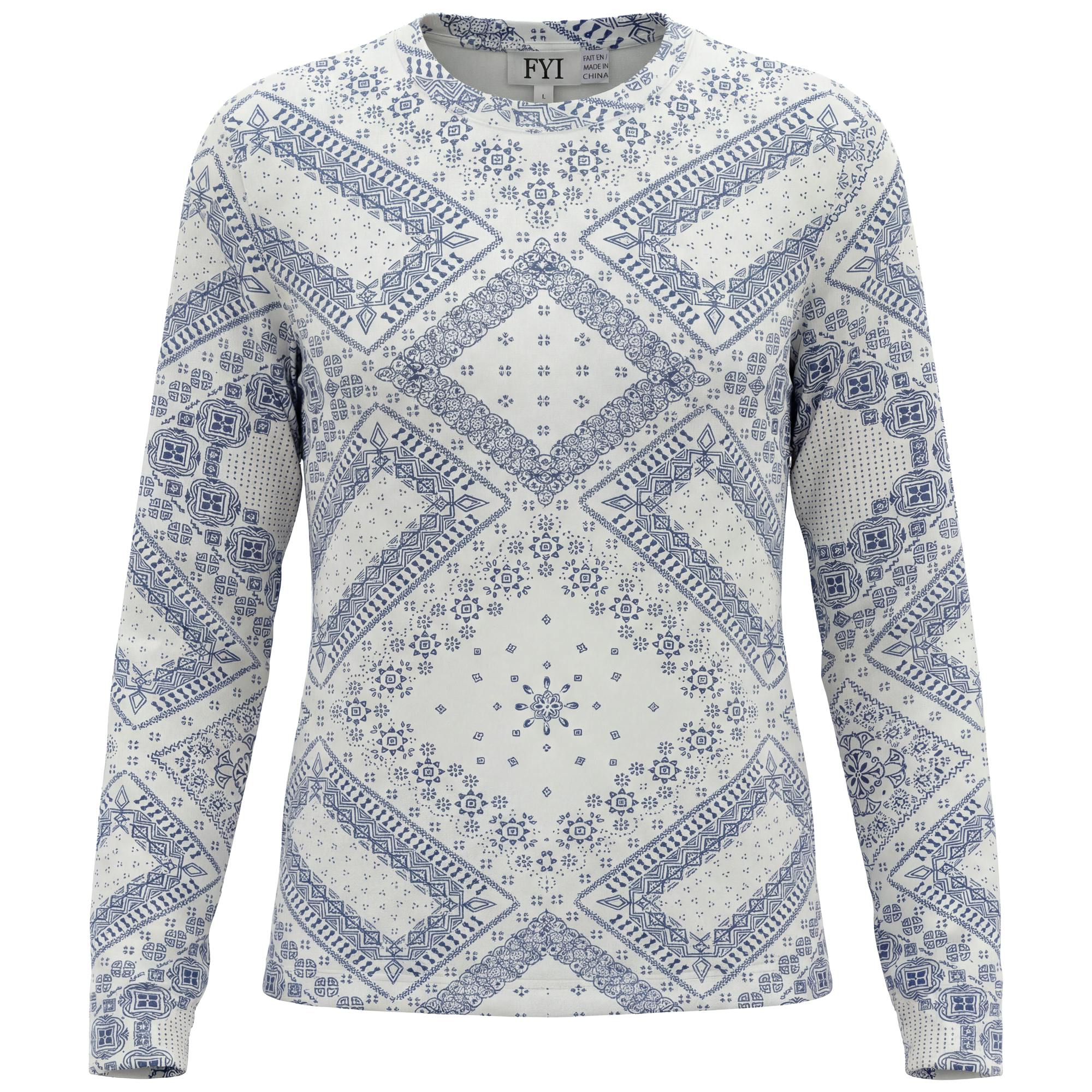 Mosaic Tile Print Top
