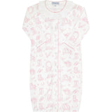 Pink Lone Star Toile Converter Gown