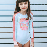 Naples Surf Retro One Piece Long Sleeve