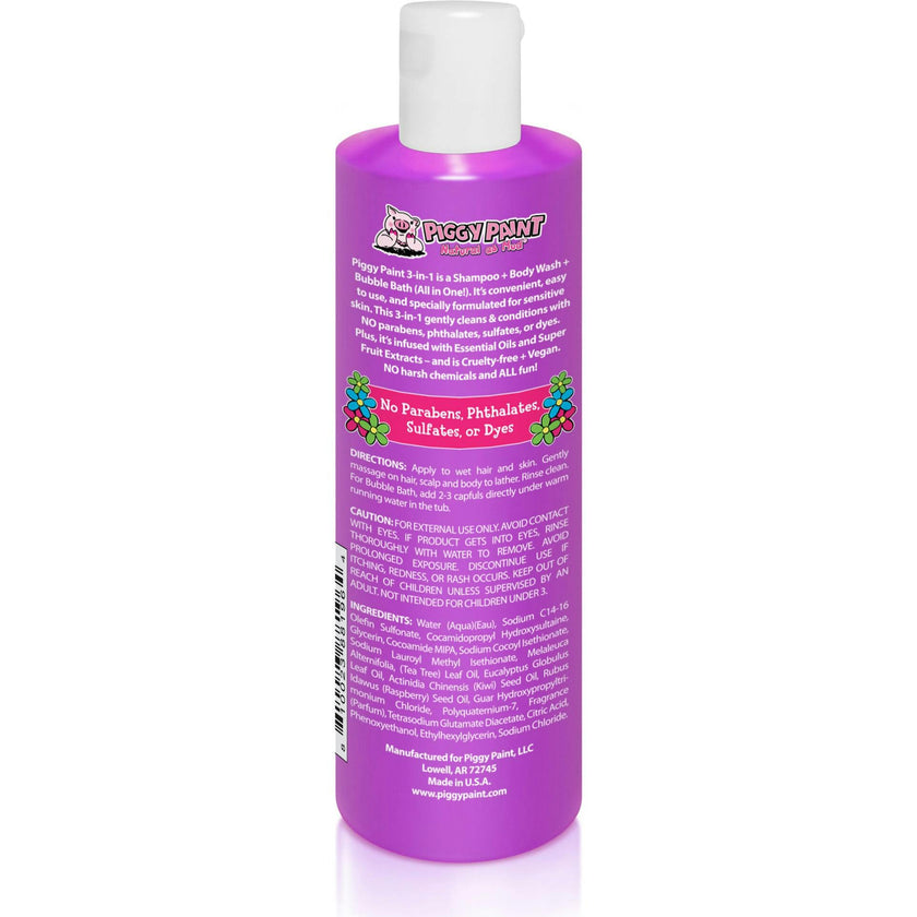 3-in-1 Shampoo + Body Wash + Bubble Bath