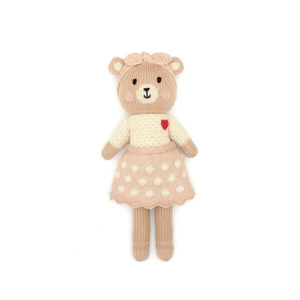 Emma the bear 11" shell pink