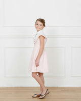 Stella dress (blush pink/ivory)