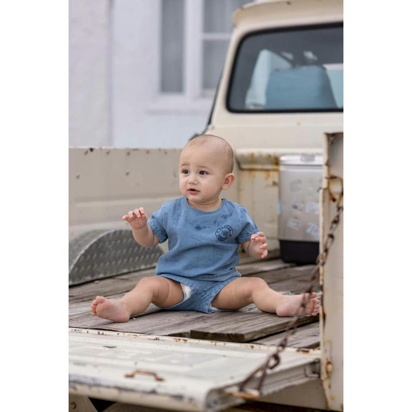 Denim Boy Set, Blue