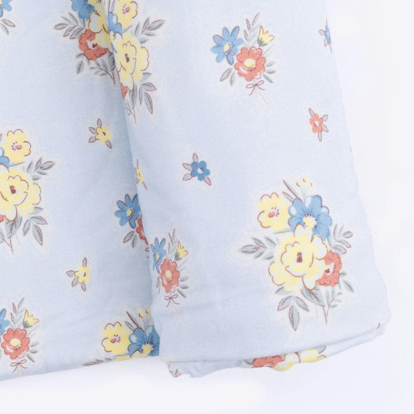 Country Stitch Floral - Swaddle Blanket