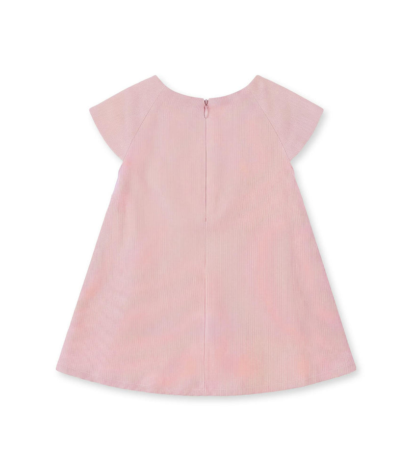 Rose Girl Dress, Candy Pink Corduroy