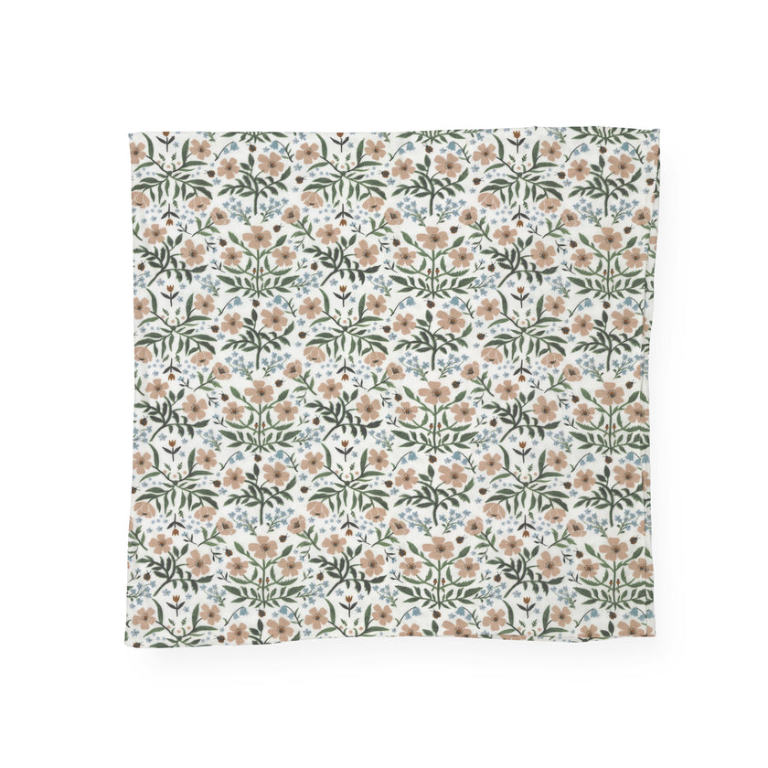 Stretch Knit Swaddle Blanket - Wild Rose