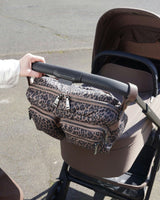 Axel Buggy Organiser / Changing Bag Brown Tonal Leopard