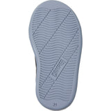 Kids Runner Leather Sneakers, Navy