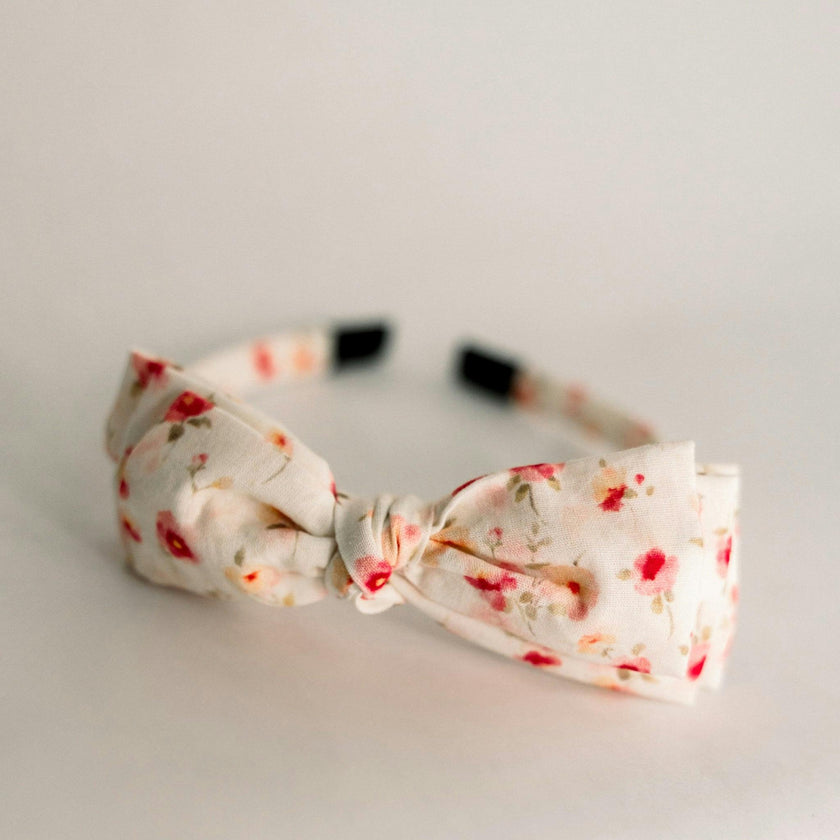 Three Little Bows Headband | Sunlit Meadow