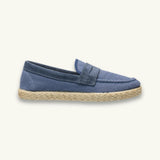 Loafer Espadrille | Indigo Linen