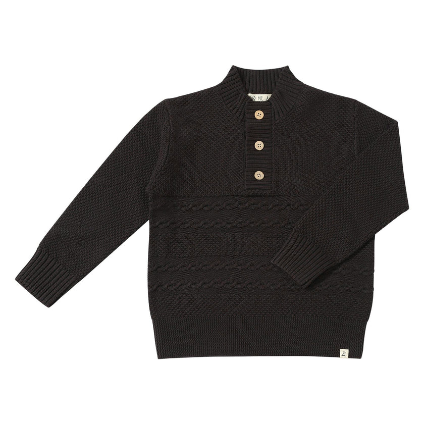 CABLE Navy Sweater