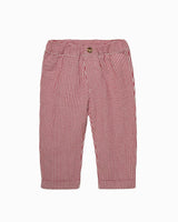 Baby Jacob Pants in Red Stripe