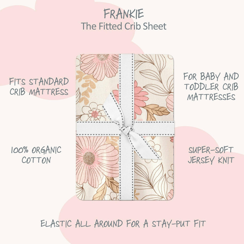 FRANKIE Fitted Crib Sheet