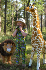 Wild Card Short Sleeve Pajama Set