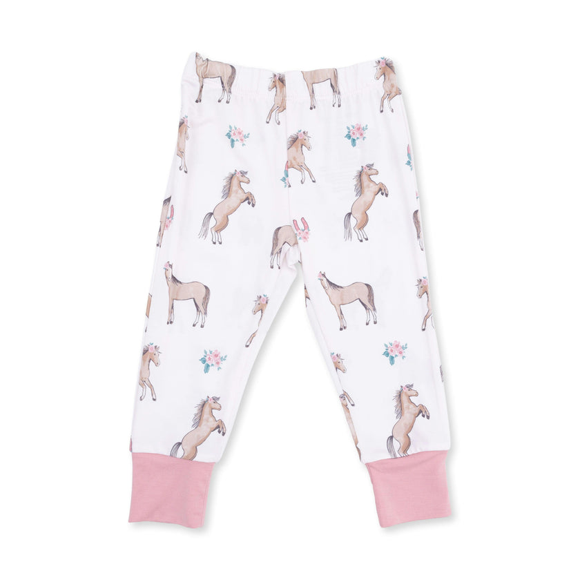 I Love Horses - Short Sleeve Loungewear Set