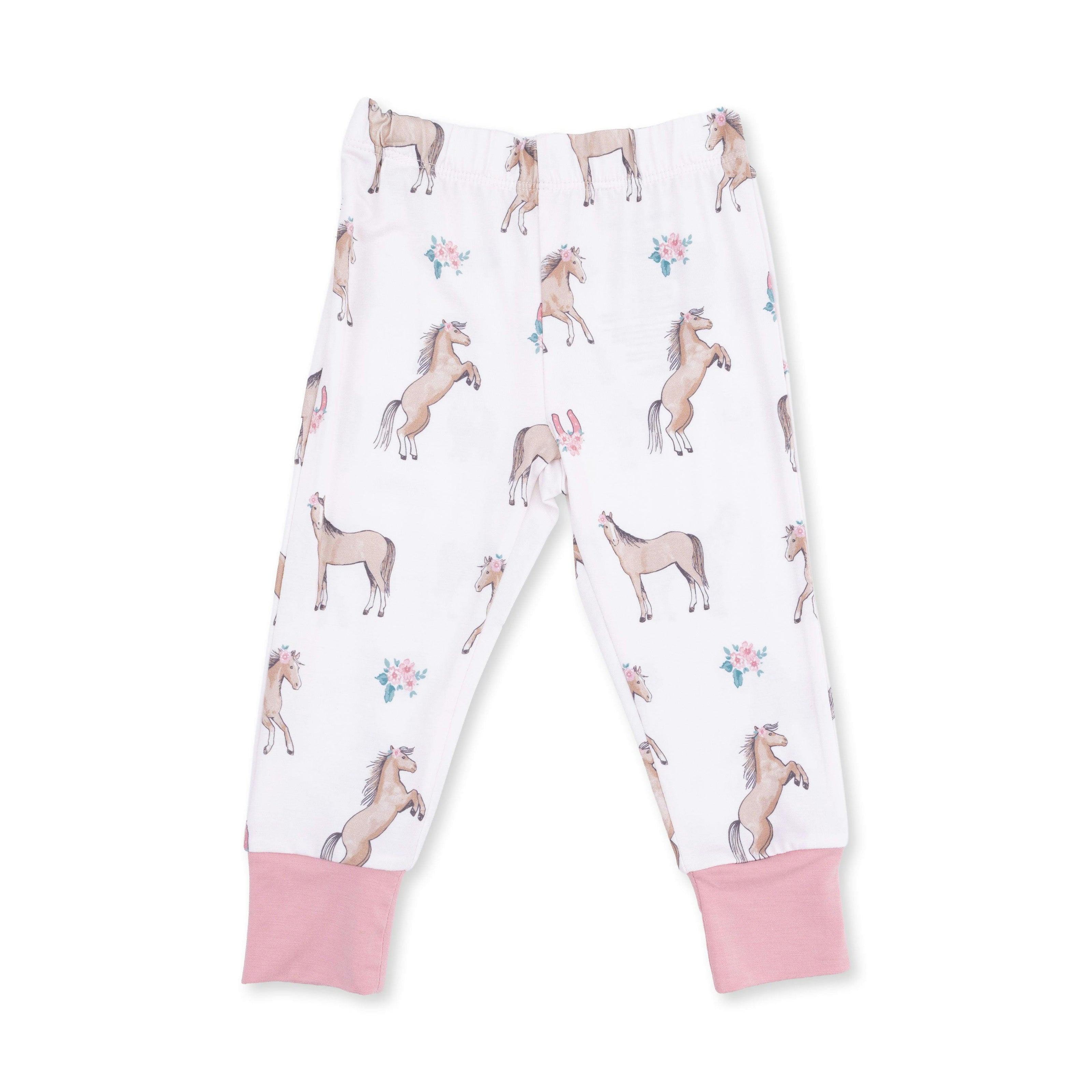 I Love Horses - Short Sleeve Loungewear Set