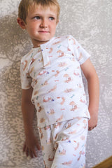Beach Dogs Unisex Pima Cotton Short Pajama Set