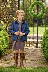 Classic Quilted Jacket - Navy