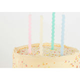 Pastel Wavy Candles