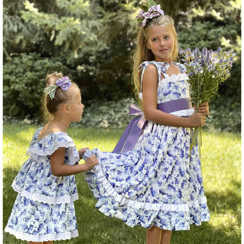 Lilac Meadow Dress, Florals