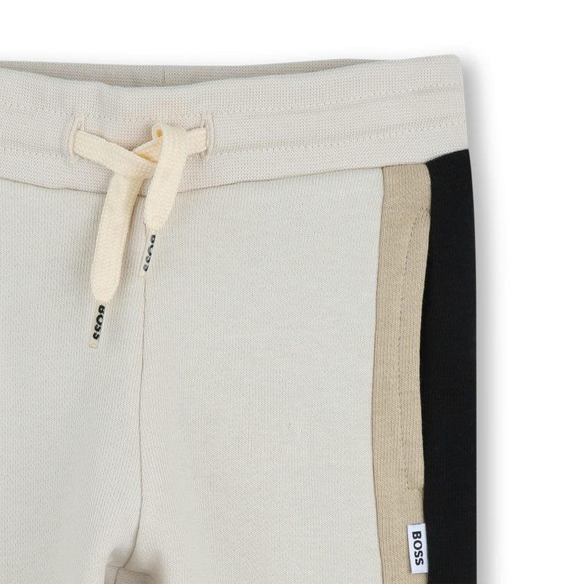 Beige & Black Panel Tracksuit