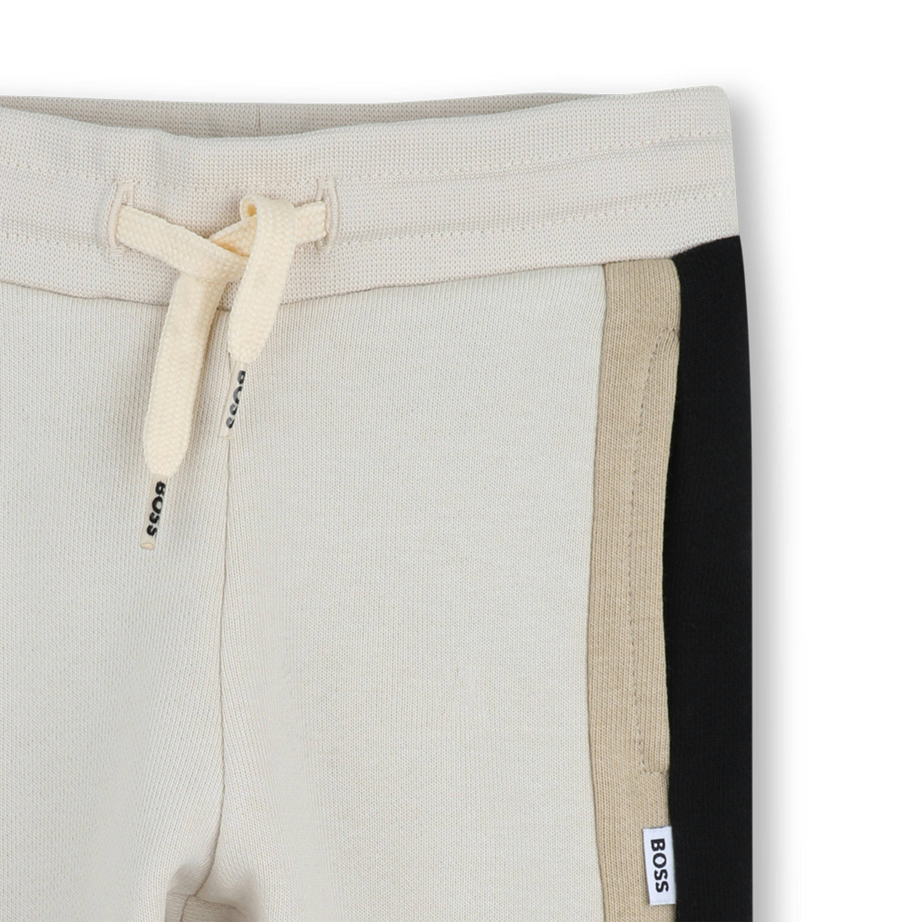 Beige & Black Panel Tracksuit