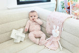 Soft Roses Footie and Beanie Set