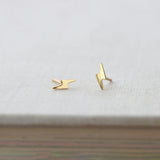 Lightning Bolt Stud Earrings
