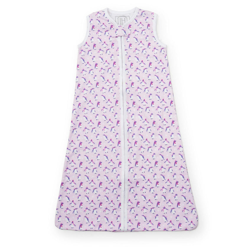 Wearable Girls' Blanket Penguin Party Pink