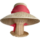 Women's Amaryllis Wide & Short Brim Grosgrain Ribbon Sun Hat