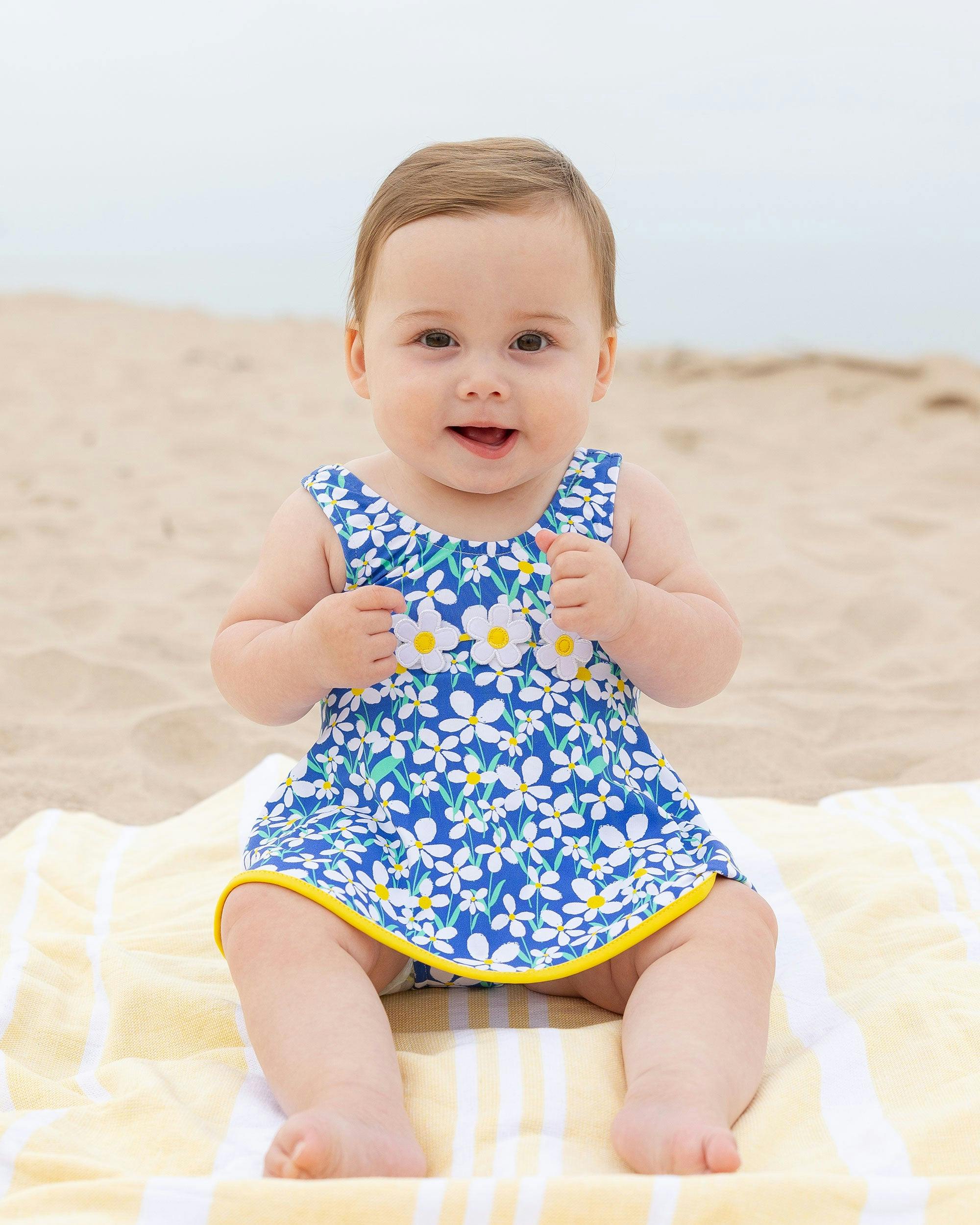 Floral Swimsuit With Flowers