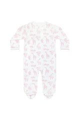 Pink Safari Crossover Footie