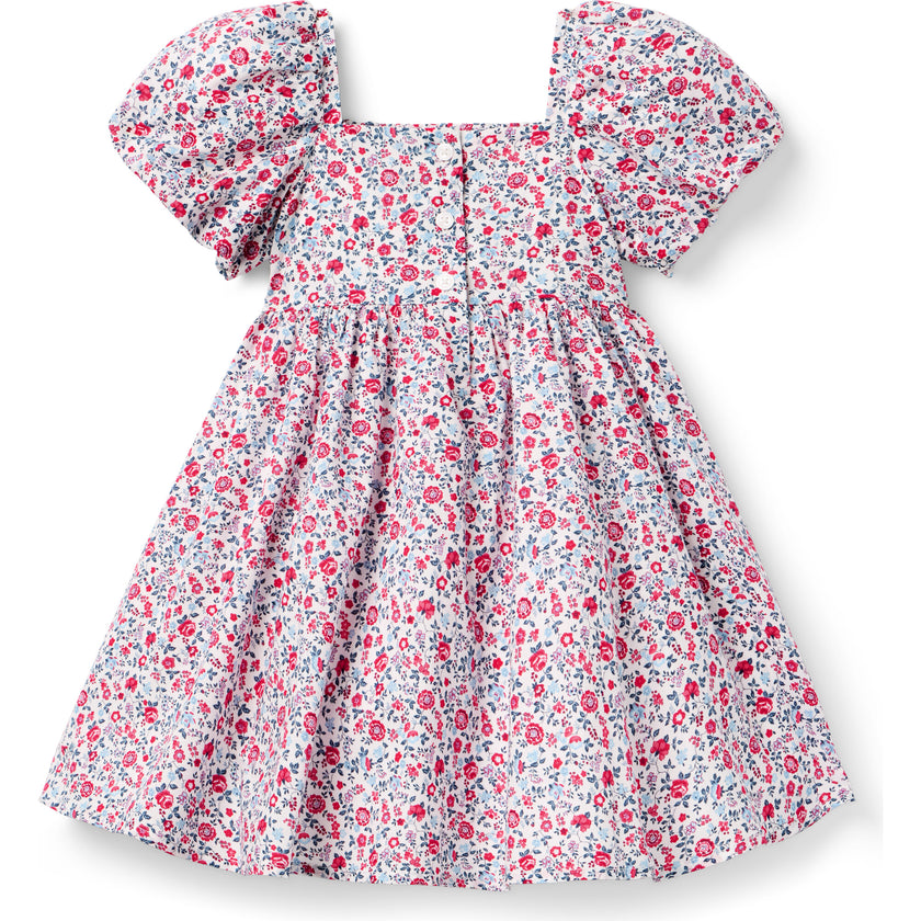 Ditsy Floral Puff Sleeve Dress