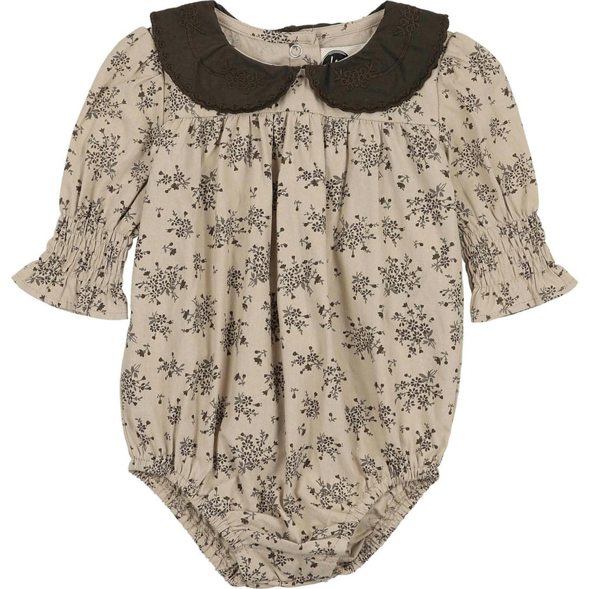 Eyelet Smocked Romper