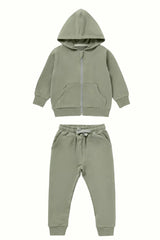Organic Cotton Explorer Zip Hoodie & Sweatpants Set