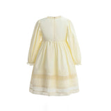 Ivory Pintuck & Lace Dress