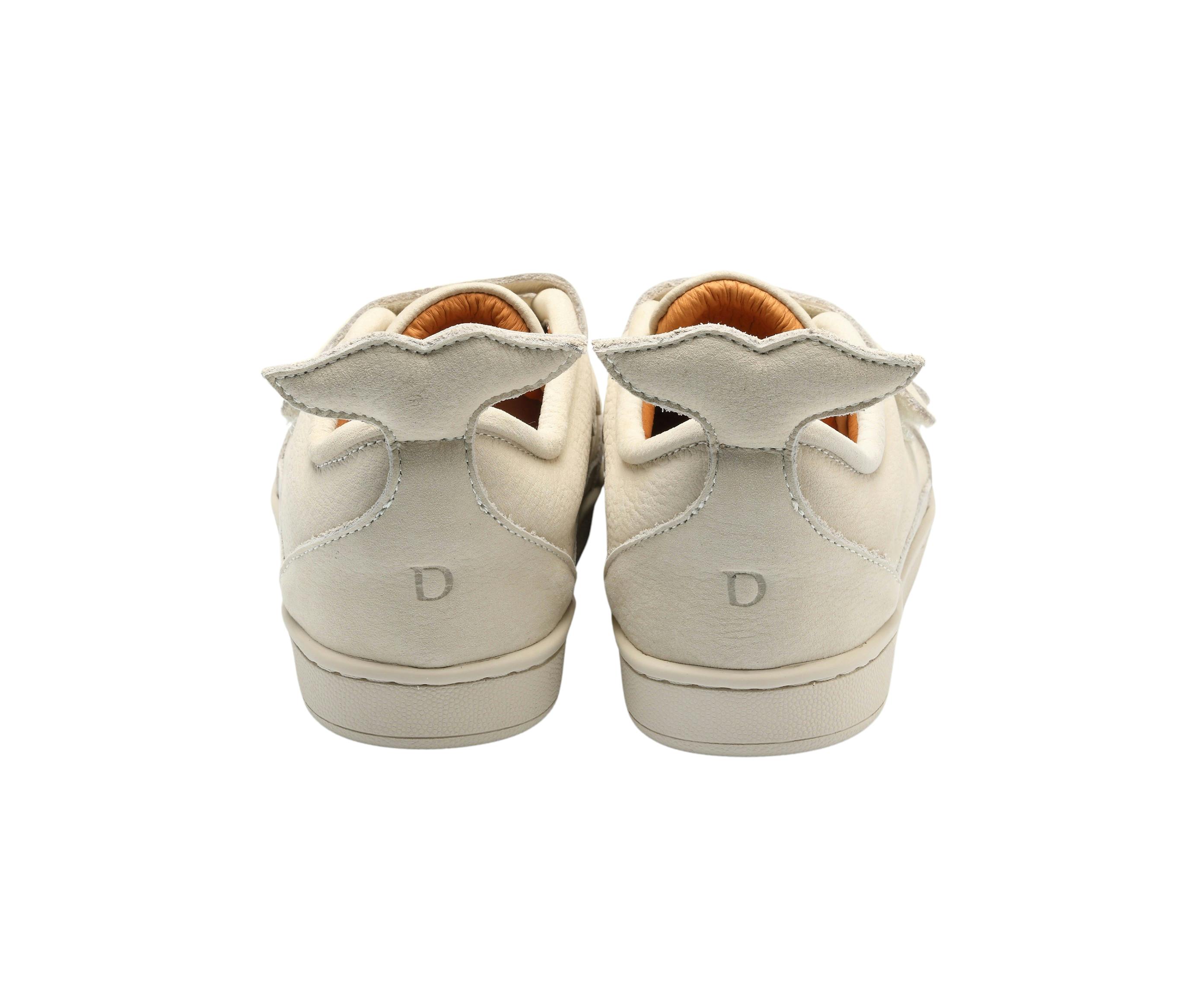 Rian Sneakers | Cream Betting Leather