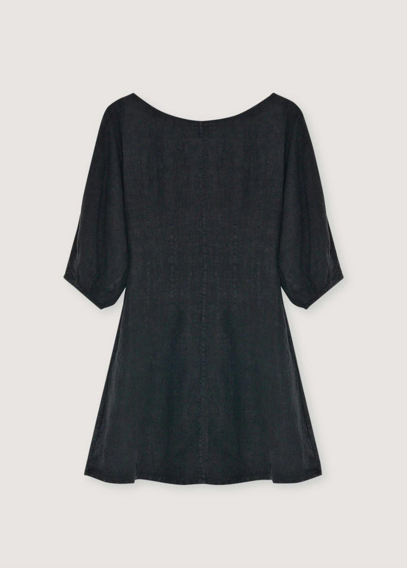 Galium Woman Short Dress Midnight Black