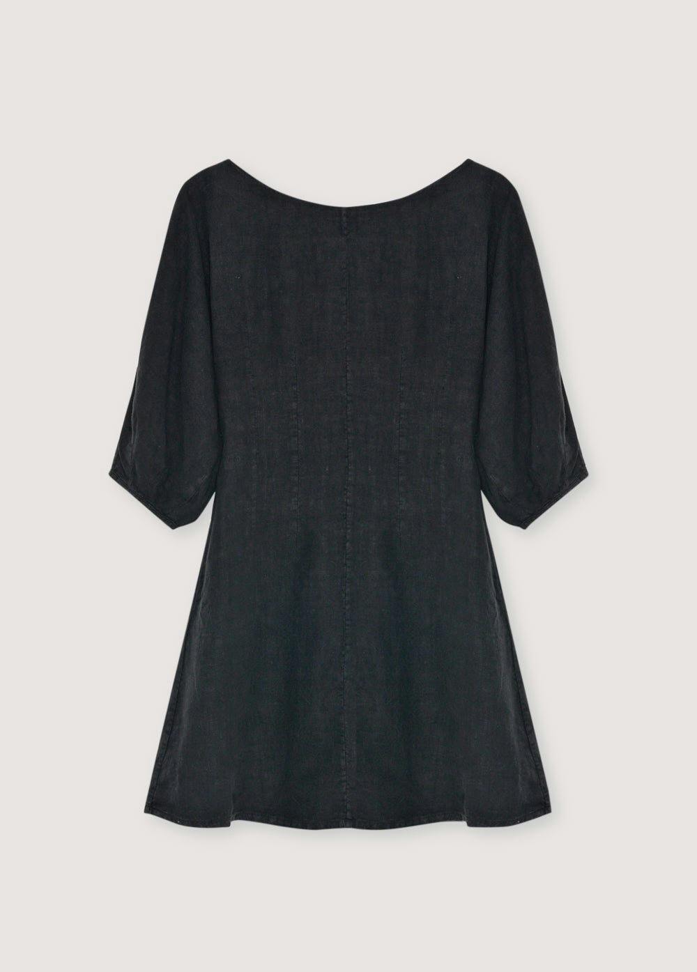 Galium Woman Short Dress Midnight Black