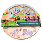 Alma’s Way™ “How Do You Say?” Bilingual Montessori Maze Toy