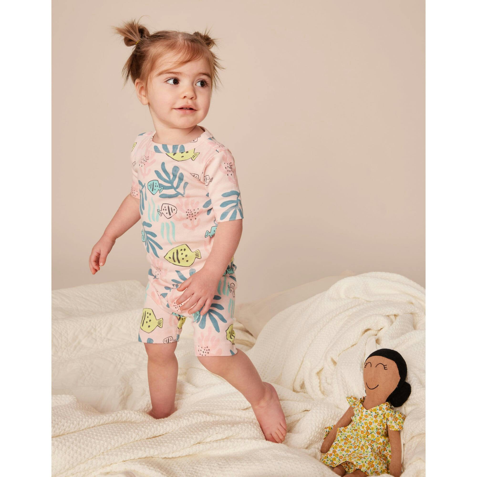 In Your Dreams Above-Knee Short Pajama Set, Multi