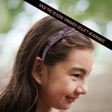 Shimmer Velvet Bow Headband