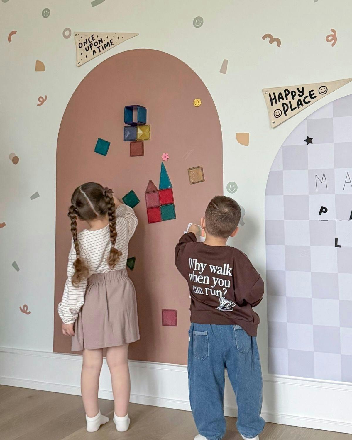JUMBO Magic Playwall - Arch Magnetic Wall Decal for Kids