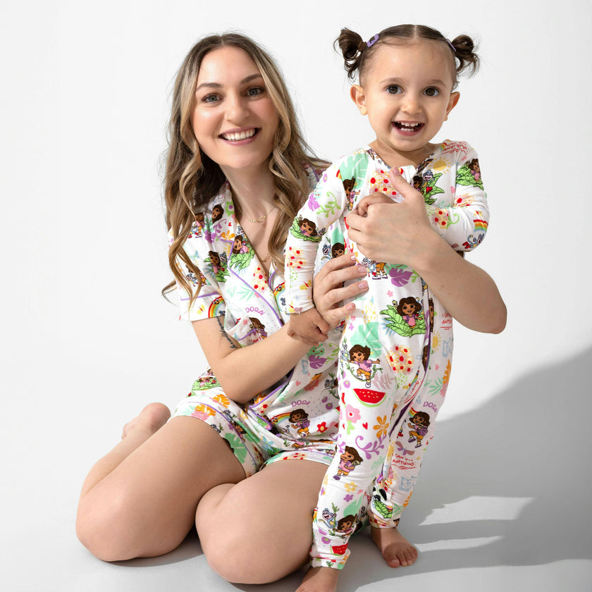 Dora: Tropical Dreams Bamboo Women's Pajama Short Set