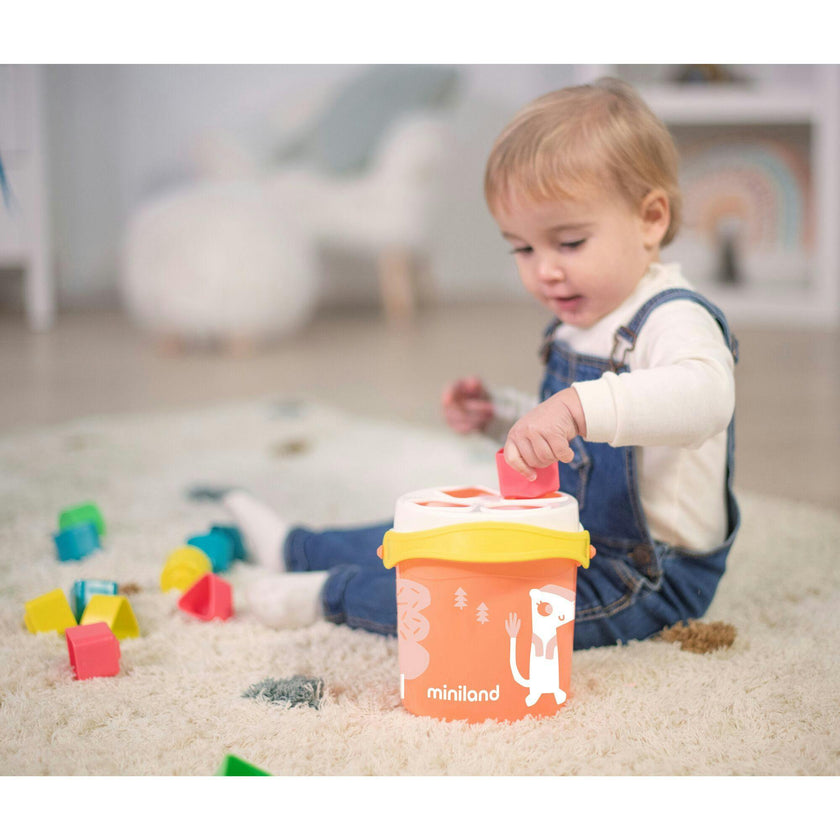 Feel to Learn:&nbsp;Salmon shape sorting bucket