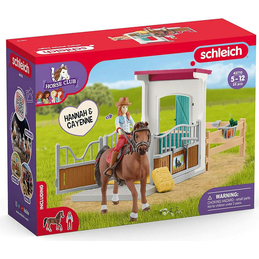 Schleich Club: Box - Hannah & Cayenne - & Rider Figurine Playset