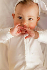 Pima Baby Pajama Daisy
