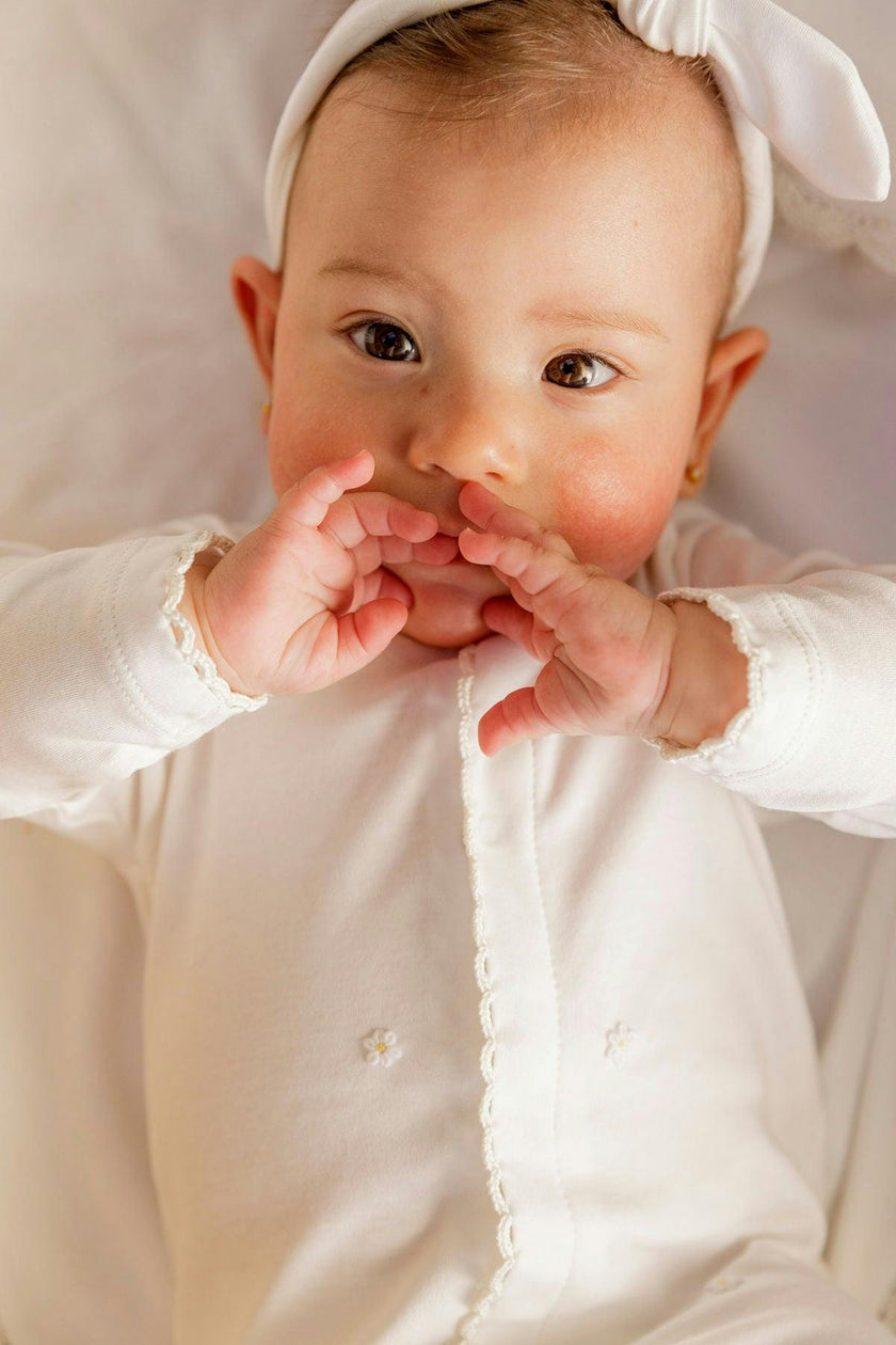 Pima Baby Pajama Daisy